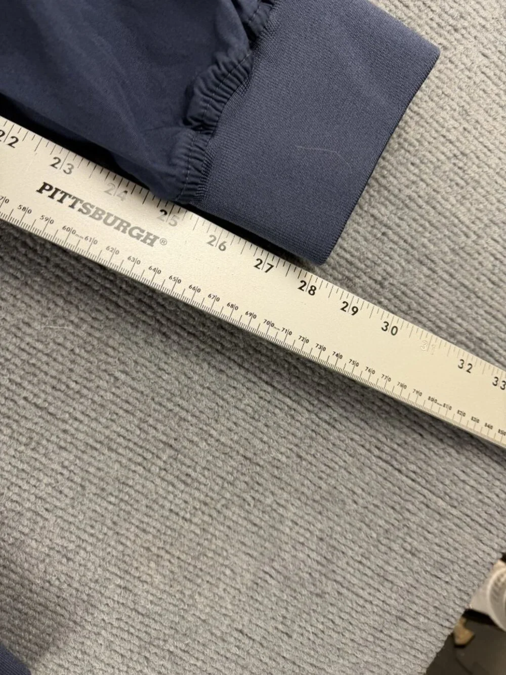Tommy Jeans Mens Navy Cargo Jogger Pants XL Drawstring Elastic Cuffs